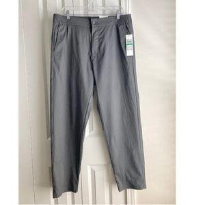Calvin Klein Men's pinstripe pants gray NWT size Large
